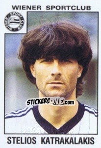 Cromo Stelios Katrakalakis - Österreichische Fußball-Bundesliga 1984-1985 - Panini