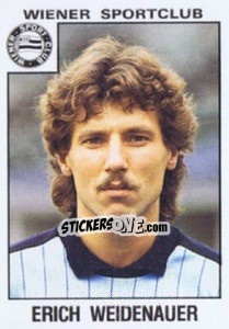 Cromo Erich Weidenauer - Österreichische Fußball-Bundesliga 1984-1985 - Panini