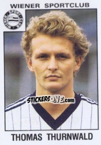 Sticker Thomas Thurnwald - Österreichische Fußball-Bundesliga 1984-1985 - Panini