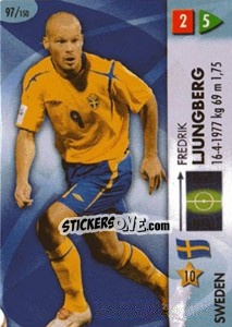 Sticker Fredrik Ljungberg - GOAAAL! FIFA World Cup Germany 2006 n. 97 - Panini