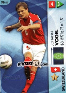 Sticker Johann Vogel - GOAAAL! FIFA World Cup Germany 2006 n. 98 - Panini