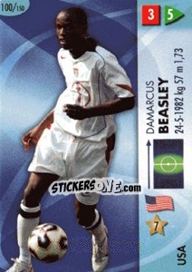 Sticker Damarcus Beasley - GOAAAL! FIFA World Cup Germany 2006 n. 100 - Panini