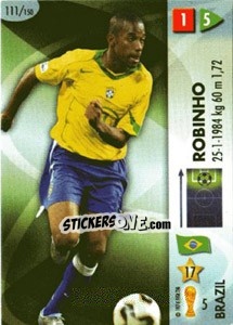 Cromo Robinho - GOAAAL! FIFA World Cup Germany 2006 - Panini