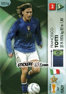 Sticker Francesco Totti - GOAAAL! FIFA World Cup Germany 2006 n. 127 - Panini