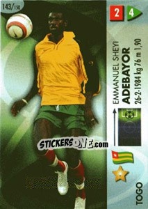 Sticker Emmanuel Adebayor - GOAAAL! FIFA World Cup Germany 2006 - Panini