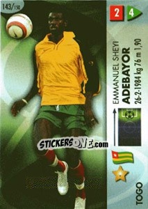 Sticker Emmanuel Adebayor - GOAAAL! FIFA World Cup Germany 2006 n. 143 - Panini