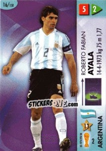 Figurina Roberto Ayala - GOAAAL! FIFA World Cup Germany 2006 - Panini