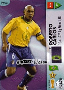 Sticker Robert Carlos - GOAAAL! FIFA World Cup Germany 2006 n. 19 - Panini