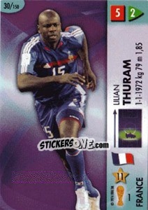 Sticker Lilian Thuram - GOAAAL! FIFA World Cup Germany 2006 n. 30 - Panini