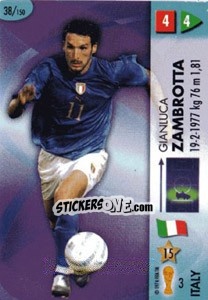 Sticker Gianluca Zambrotta - GOAAAL! FIFA World Cup Germany 2006 n. 38 - Panini