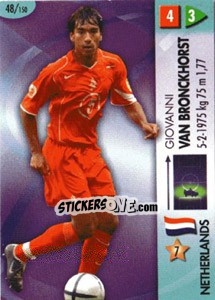 Sticker Giovanni van Bronckhorst - GOAAAL! FIFA World Cup Germany 2006 n. 48 - Panini
