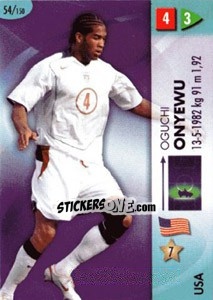 Sticker Oguchi Onyewu - GOAAAL! FIFA World Cup Germany 2006 n. 54 - Panini