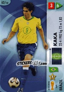 Sticker Kaka - GOAAAL! FIFA World Cup Germany 2006 n. 62 - Panini