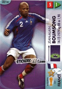 Sticker Jean-Alain Boumsong - GOAAAL! FIFA World Cup Germany 2006 n. 32 - Panini