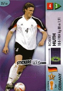 Sticker Robert Huth - GOAAAL! FIFA World Cup Germany 2006 n. 35 - Panini