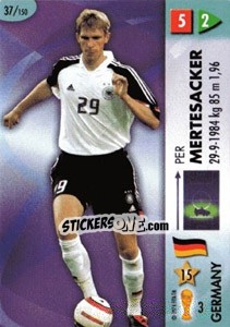 Sticker Per Mertesacker - GOAAAL! FIFA World Cup Germany 2006 - Panini