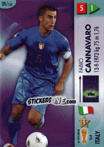 Cromo Fabio Cannavaro