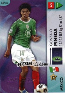 Figurina Gonzalo Pineda - GOAAAL! FIFA World Cup Germany 2006 - Panini