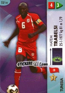 Sticker Hatem Trabelsi - GOAAAL! FIFA World Cup Germany 2006 n. 53 - Panini