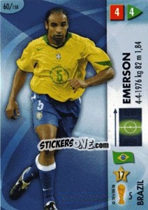 Cromo Emerson - GOAAAL! FIFA World Cup Germany 2006 - Panini