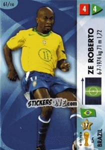 Sticker Ze Roberto - GOAAAL! FIFA World Cup Germany 2006 n. 61 - Panini