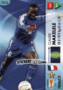 Sticker Claude Makelele - GOAAAL! FIFA World Cup Germany 2006 n. 71 - Panini