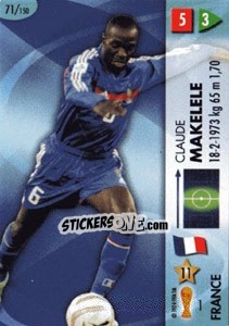 Figurina Claude Makelele - GOAAAL! FIFA World Cup Germany 2006 - Panini