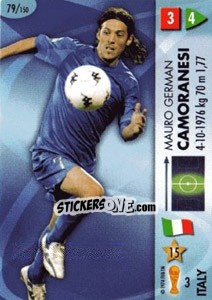 Sticker Mauro Camoranesi - GOAAAL! FIFA World Cup Germany 2006 n. 79 - Panini