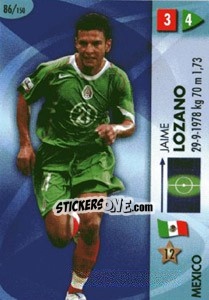 Sticker Jaime Lozano - GOAAAL! FIFA World Cup Germany 2006 n. 86 - Panini