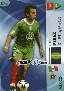 Sticker Luis Perez - GOAAAL! FIFA World Cup Germany 2006 n. 87 - Panini
