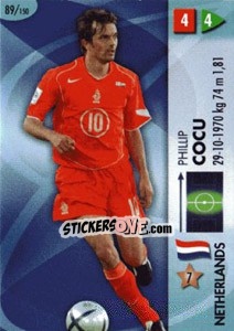 Sticker Phillip Cocu - GOAAAL! FIFA World Cup Germany 2006 n. 89 - Panini
