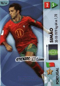 Sticker Simao - GOAAAL! FIFA World Cup Germany 2006 - Panini