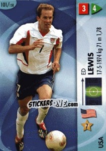Sticker Eddie Lewis - GOAAAL! FIFA World Cup Germany 2006 n. 101 - Panini