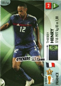 Sticker Thierry Henry - GOAAAL! FIFA World Cup Germany 2006 n. 121 - Panini