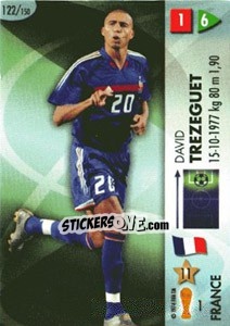 Sticker David Trezeguet - GOAAAL! FIFA World Cup Germany 2006 n. 122 - Panini