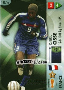Sticker Djibril Cisse - GOAAAL! FIFA World Cup Germany 2006 n. 123 - Panini