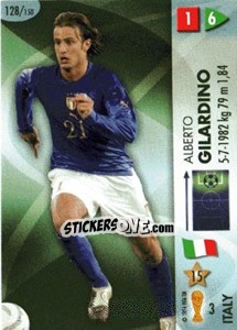 Sticker Alberto Gilardino - GOAAAL! FIFA World Cup Germany 2006 n. 128 - Panini