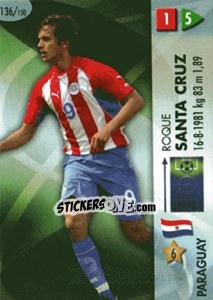 Sticker Roque Santa Cruz - GOAAAL! FIFA World Cup Germany 2006 n. 136 - Panini