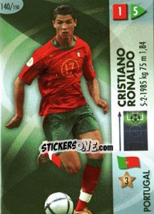 Sticker Cristiano Ronaldo - GOAAAL! FIFA World Cup Germany 2006 n. 140 - Panini