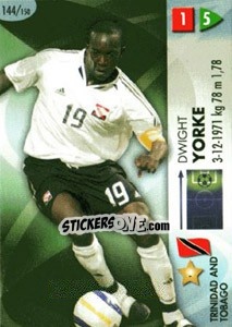 Sticker Dwight Yorke - GOAAAL! FIFA World Cup Germany 2006 n. 144 - Panini