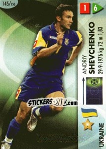 Figurina Andriy Shevchenko - GOAAAL! FIFA World Cup Germany 2006 - Panini