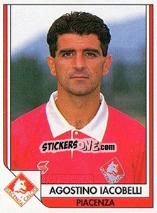 Sticker Agostino Jacobelli - Italy Tutto Calcio 1993-1994 - Sl