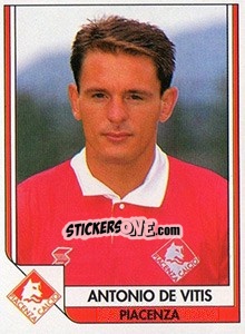 Cromo Antonio De Vitis - Italy Tutto Calcio 1993-1994 - Sl