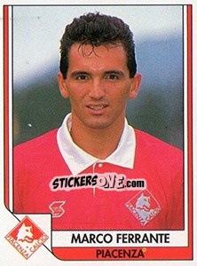 Figurina Marco Ferrante - Italy Tutto Calcio 1993-1994 - Sl