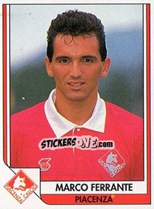 Sticker Marco Ferrante - Tutto Calcio 1993-1994 n. 232 - Sl