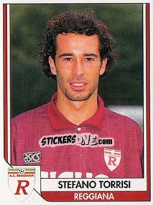 Sticker Stefano Torrisi - Italy Tutto Calcio 1993-1994 - Sl