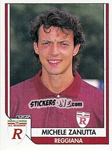 Figurina Michele Zanutta - Italy Tutto Calcio 1993-1994 - Sl