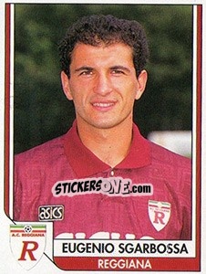 Sticker Eugenio Sgarbossa - Italy Tutto Calcio 1993-1994 - Sl