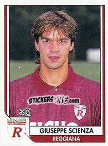 Cromo Giuseppe Scienza - Italy Tutto Calcio 1993-1994 - Sl