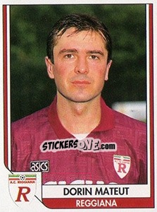 Cromo Dorin Mateut - Italy Tutto Calcio 1993-1994 - Sl